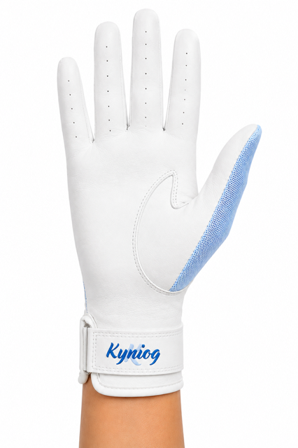 Blue Tan-Through – Women’s Golf Glove That Prevents One-Handed Tans