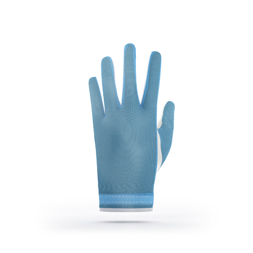 Blue Tan-Through – Women’s Golf Glove That Prevents One-Handed Tans image 1