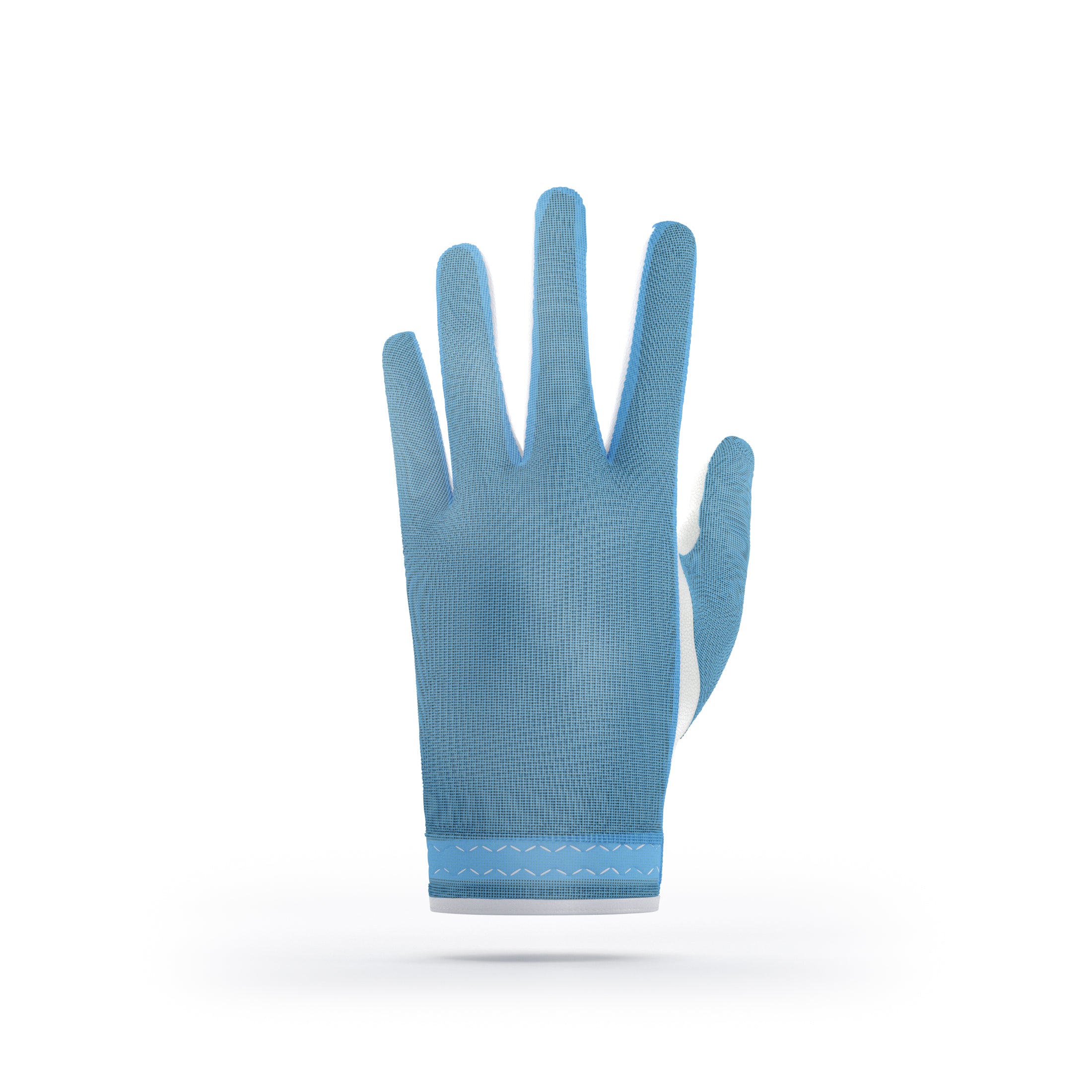 Blue Tan-Through – Women’s Golf Glove That Prevents One-Handed Tans image 1