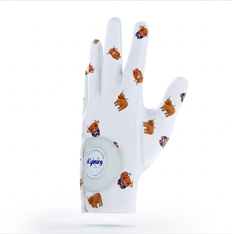 Highland Cow- Playful Ladies' Golf Glove