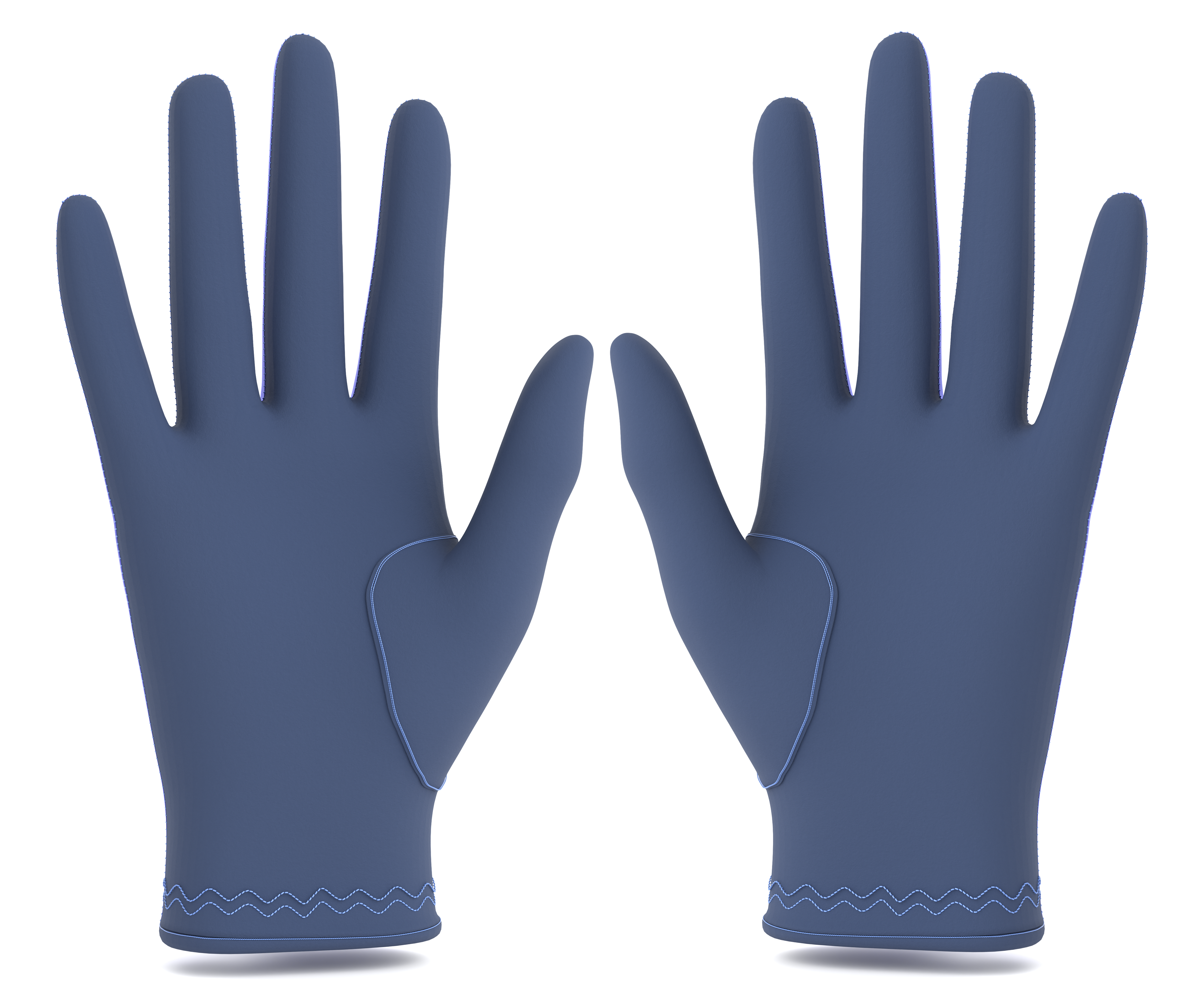 All-Weather Wet Grip Golf Glove – AAA+ Suede Rain Glove with Ball Marker | Perfect for Wet & Cold Conditions | Blue