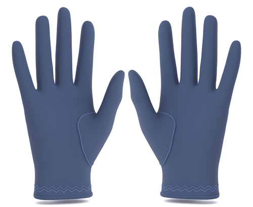 Grip Llaw Gylb Wet Grip Golf Gloves – AAA+ Suede Rain Gloves with Ball Marker | Perfect for Wet & Cold Conditions | Blue