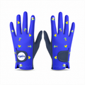 Grip Llaw Wylb Wet Grip Golf Gloves – AAA+ Suede Rain Gloves with Ball Marker | Perfect for Wet & Cold Conditions | Blue