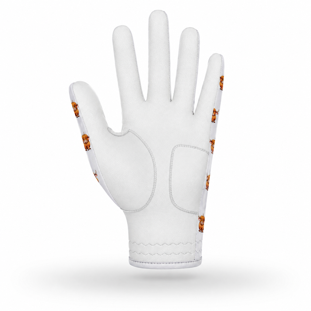 Highland Cow- Playful Ladies' Golf Glove