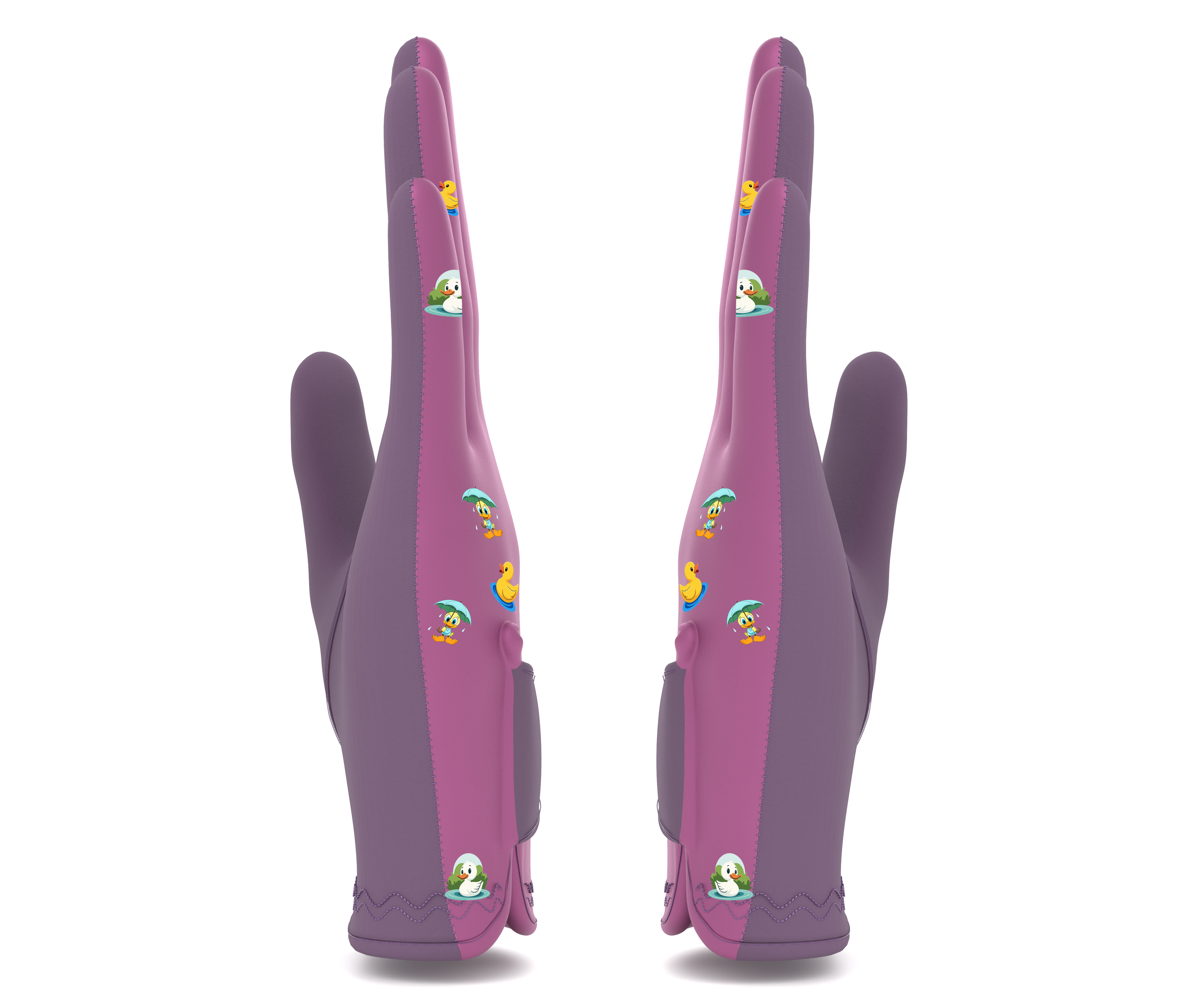 All-Weather Wet Grip Golf Glove – AAA+ Suede Rain Glove with Ball Marker | Perfect for Wet & Cold Conditions | Aubergine