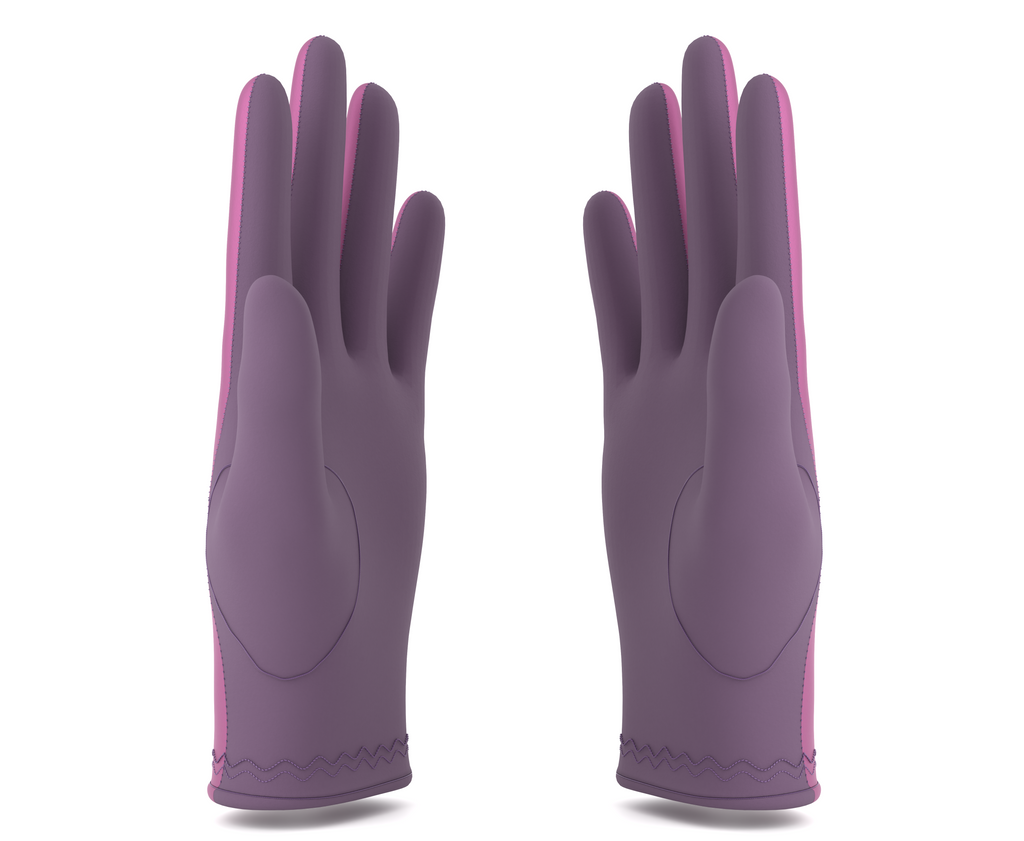 All-Weather Wet Grip Golf Glove – AAA+ Suede Rain Glove with Ball Marker | Perfect for Wet & Cold Conditions | Aubergine