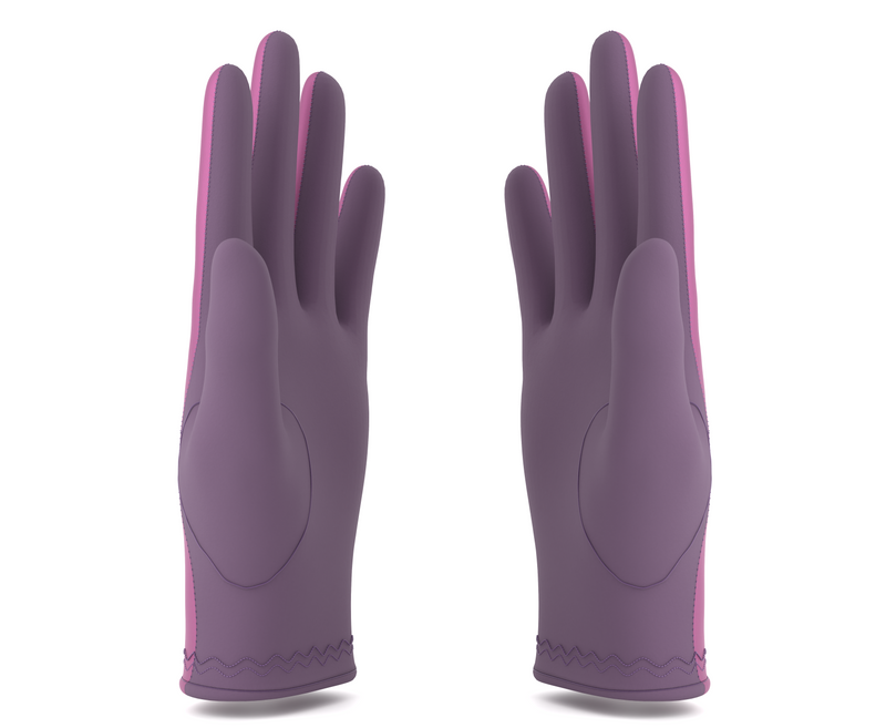 All-Weather Wet Grip Golf Glove – AAA+ Suede Rain Glove with Ball Marker | Perfect for Wet & Cold Conditions | Aubergine