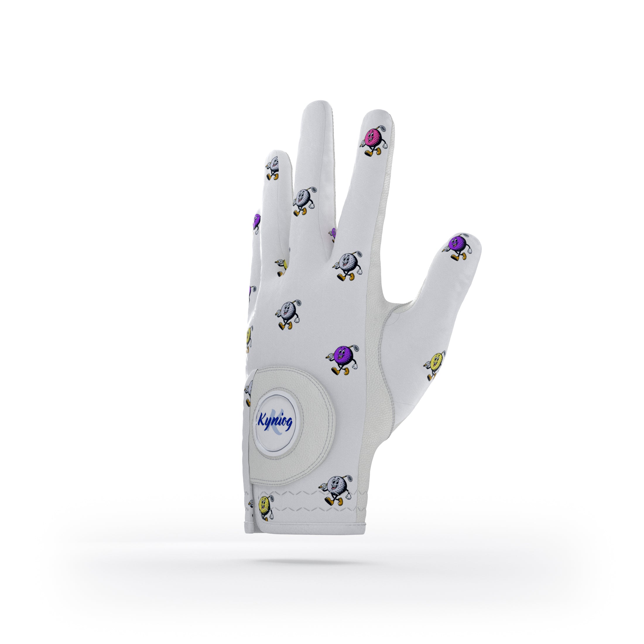 The PacBall – Retro-Quirky Women’s Golf Glove with 80s Vibes image 1