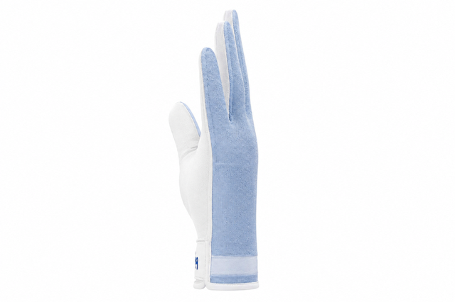 Blue Tan-Through – Women’s Golf Glove That Prevents One-Handed Tans