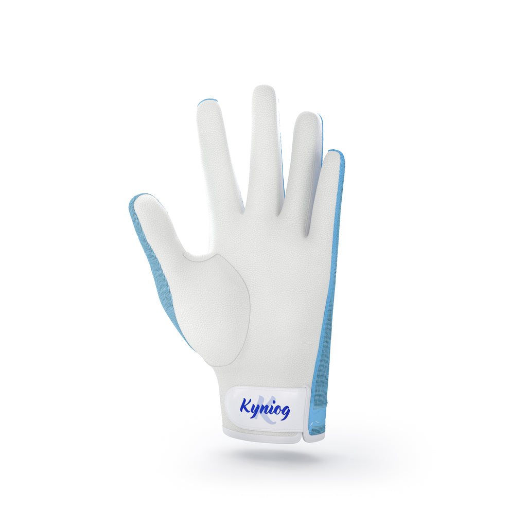 Blue Tan-Through – Women’s Golf Glove That Prevents One-Handed Tans image 4