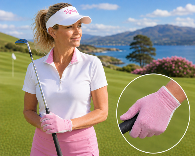 Tan-Through Pink  – No More Uneven Tans for Women Golfers