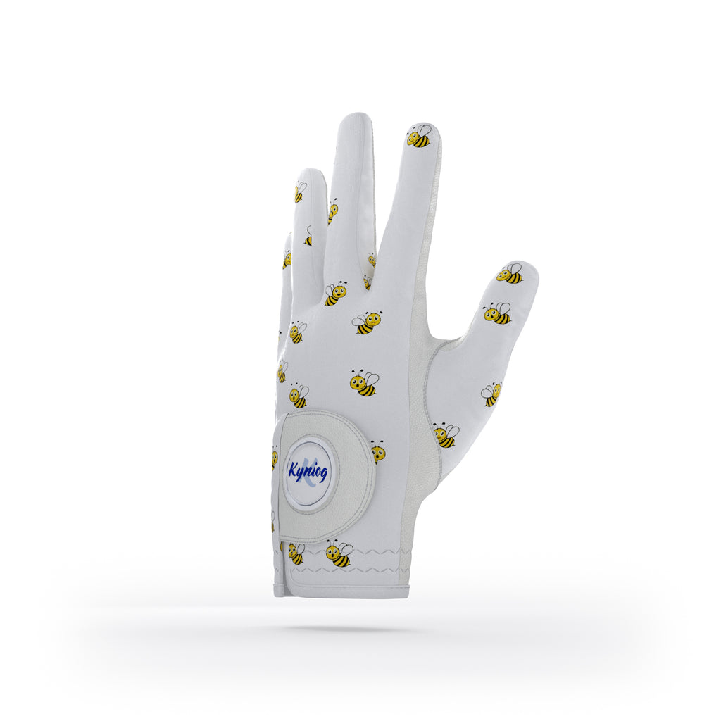 The Bees – Quirky Women’s Golf Glove Celebrating Nature image 0